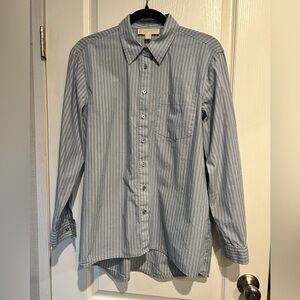 Michael Kors Blue Button Down Shirt